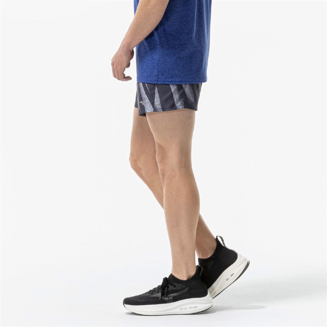 ランニング マルチポケットパンツ グラフィック6インチ バリトンブルー XL