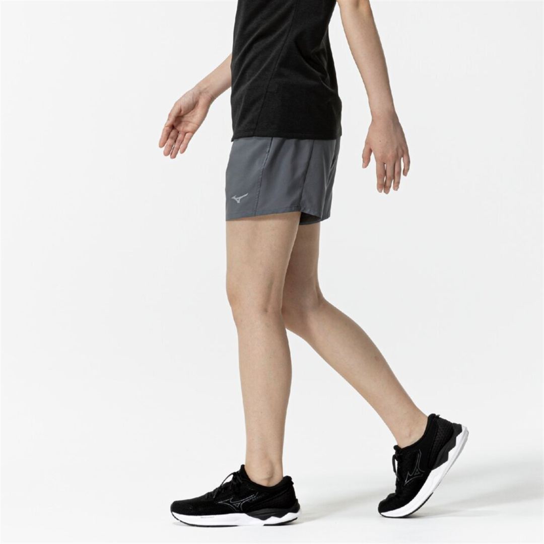 ランニング マルチポケットパンツ プラス 6.5インチ グレー XL