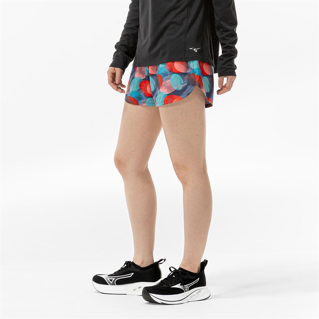ランニング マルチポケットパンツ グラフィック4インチ インシグニアブルー XL