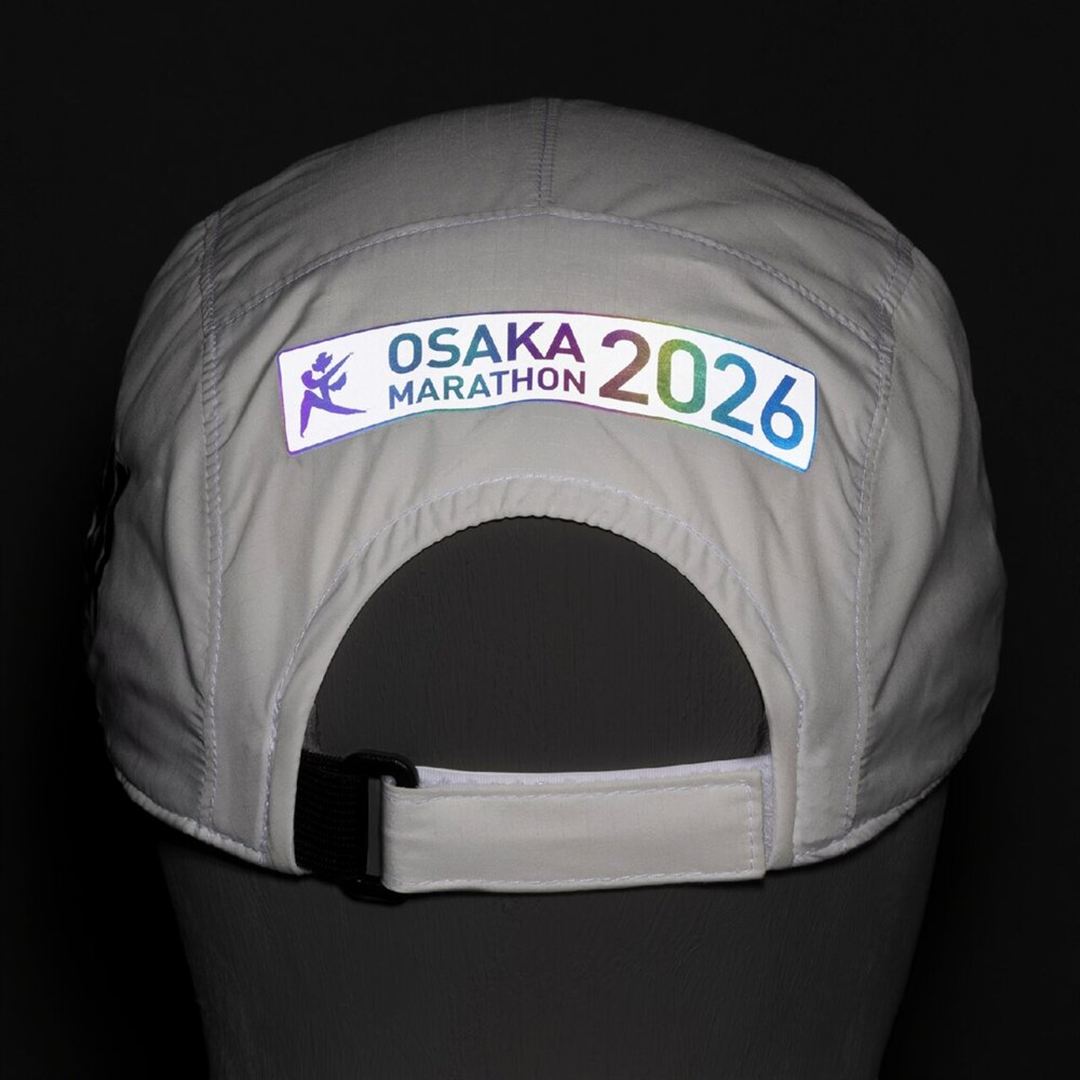 【大阪マラソン2026】大会記念キャップ(オーロラ) ホワイト