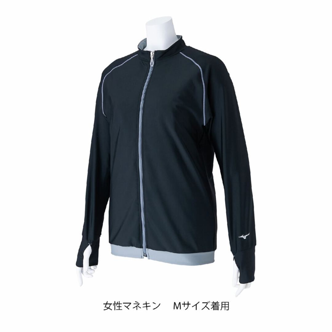 ラッシュガード(長袖) ブラック×グレー XL