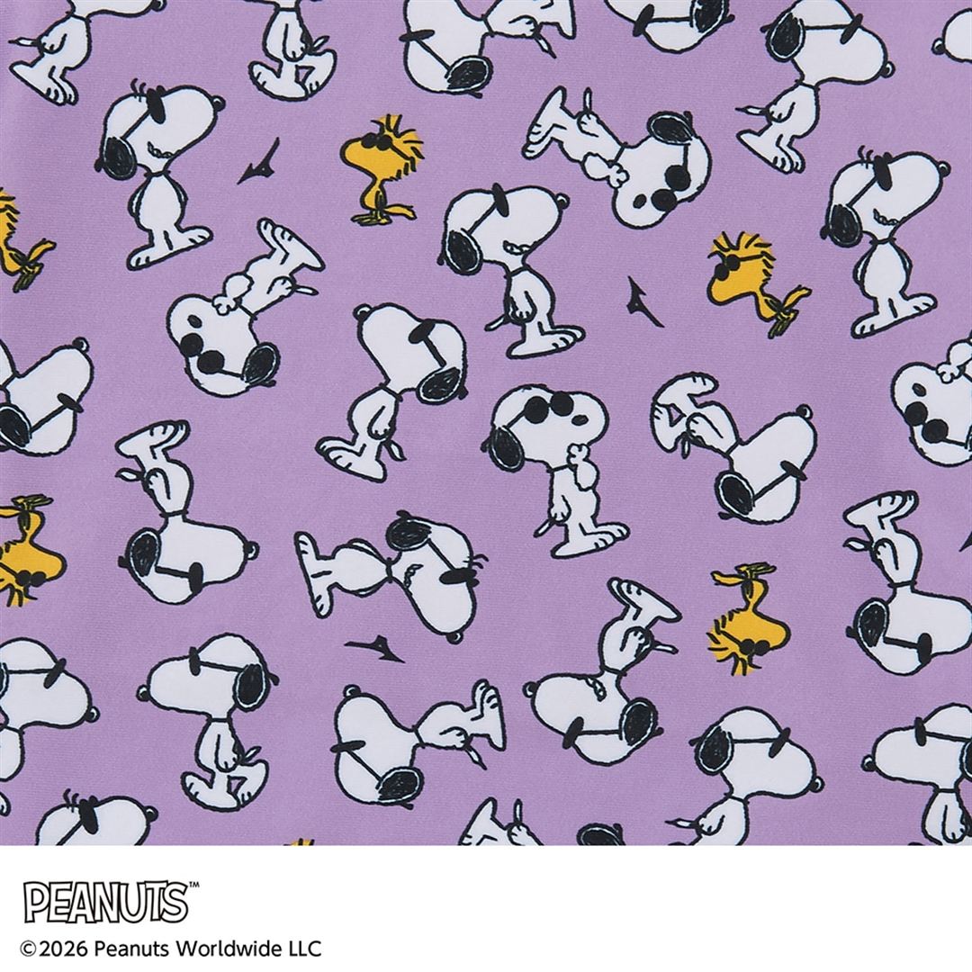 【PEANUTS】競泳練習用ミディアムカット パープル 120