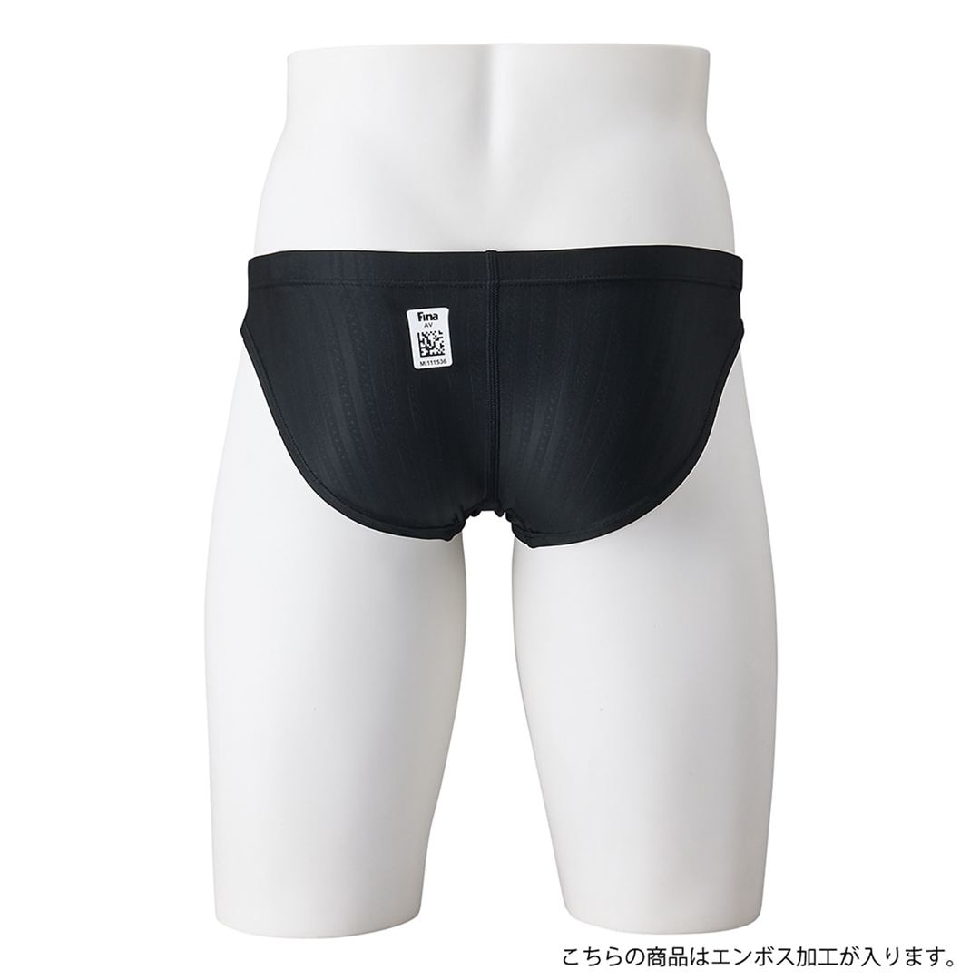 【STREAM ACE】競泳用Vパンツ ブラック×レッド XS