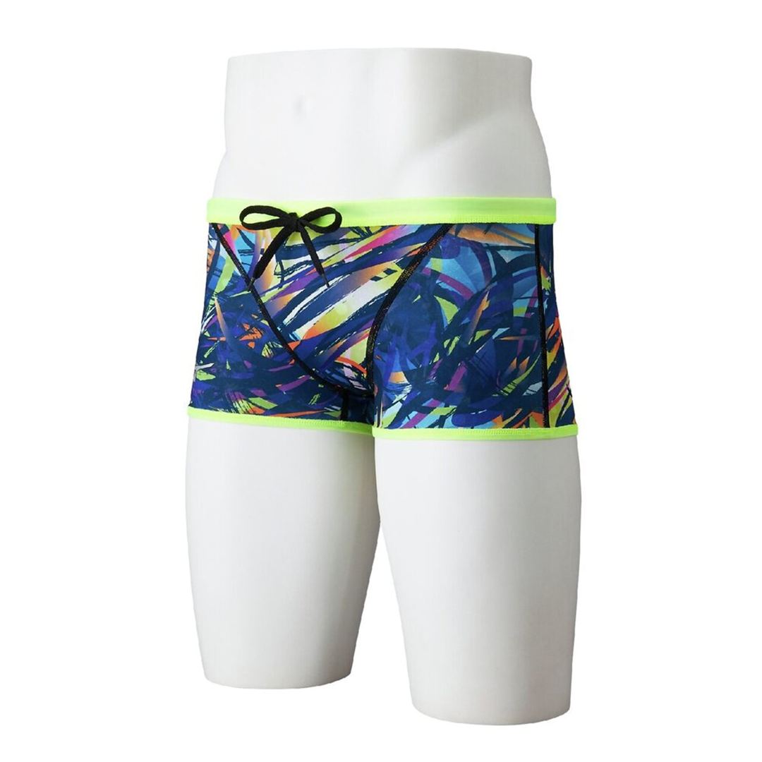 【Ri Collection】競泳練習用ショートスパッツ(リバーシブル) ブラック XS