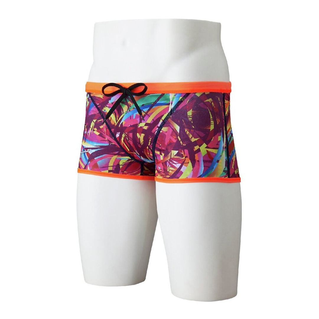 【Ri Collection】競泳練習用ショートスパッツ(リバーシブル) ネイビー XS