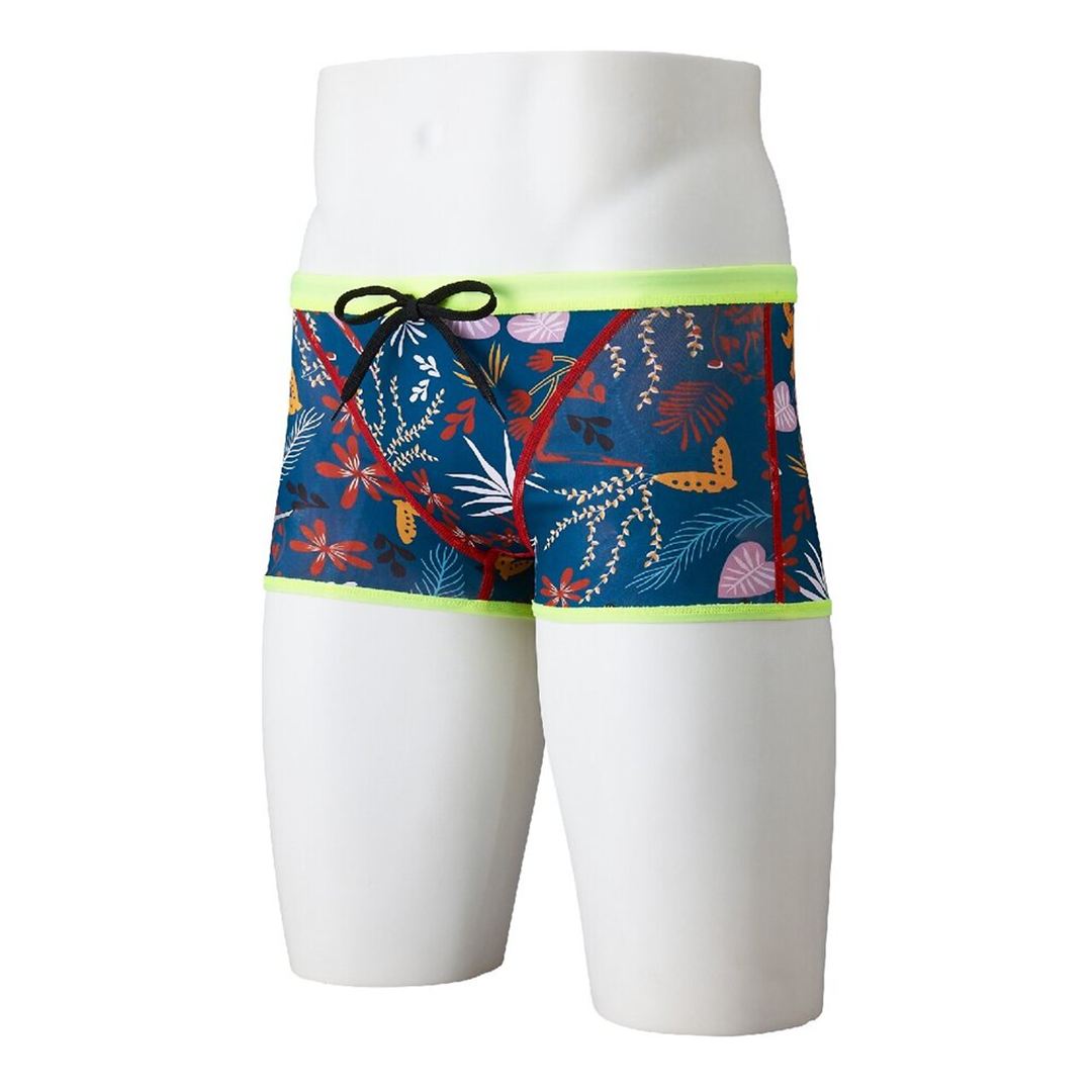 【Ri collection】競泳練習用ショートスパッツ(リバーシブル) レッド XS