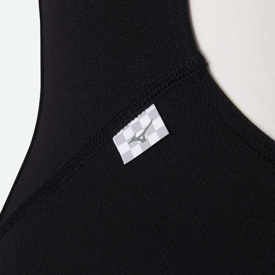 【mono／長持ち】競泳練習用ハーフスーツ ブラック XL