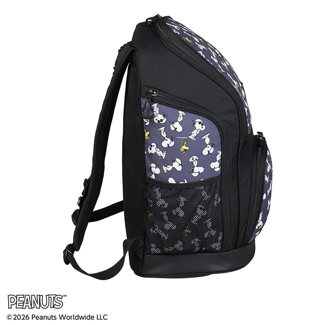 【PEANUTS】バックパック35L(スイム) ブラック×グレー