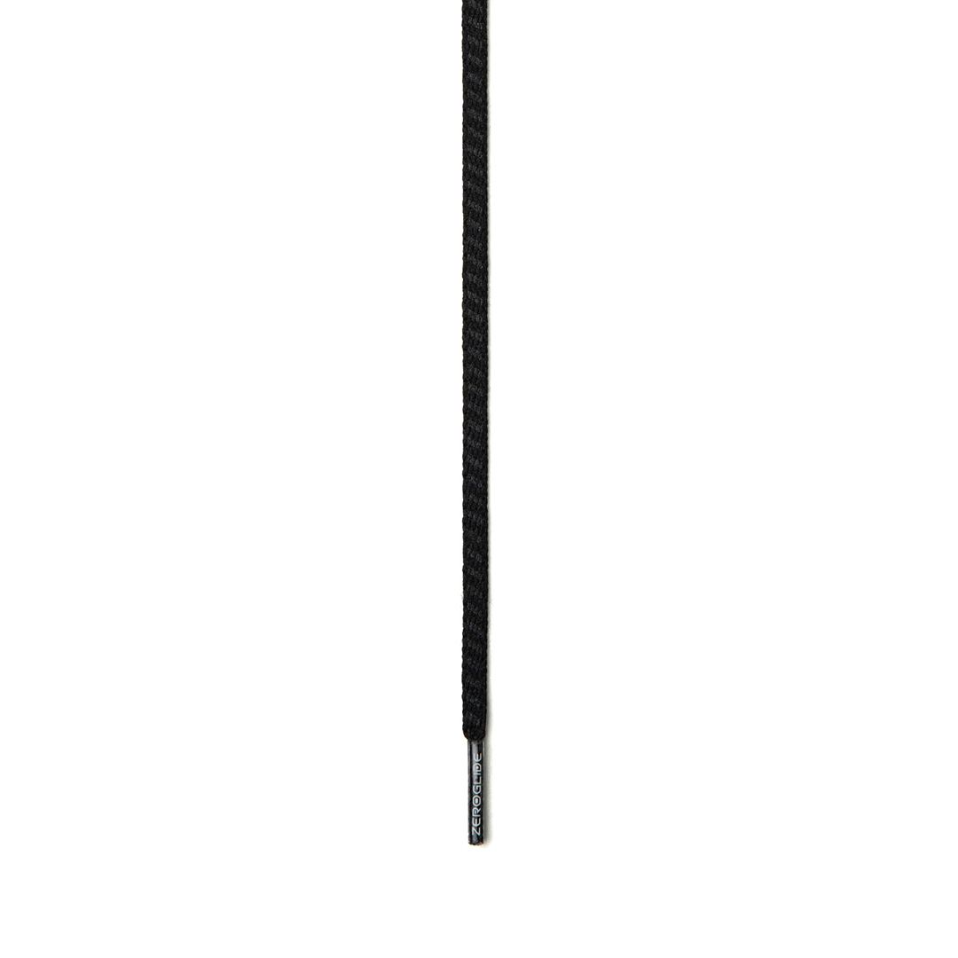ゼログライドシューレース(平型／幅：4mm) ブラック 100