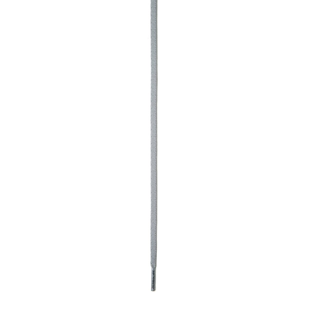 ゼログライドシューレース(平型／幅：4mm) シルバー 140