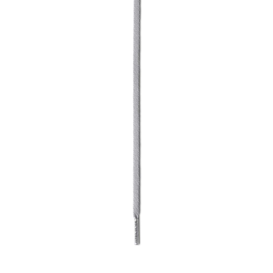 ゼログライドネオシューレース(平型／幅：4mm) シルバー 140