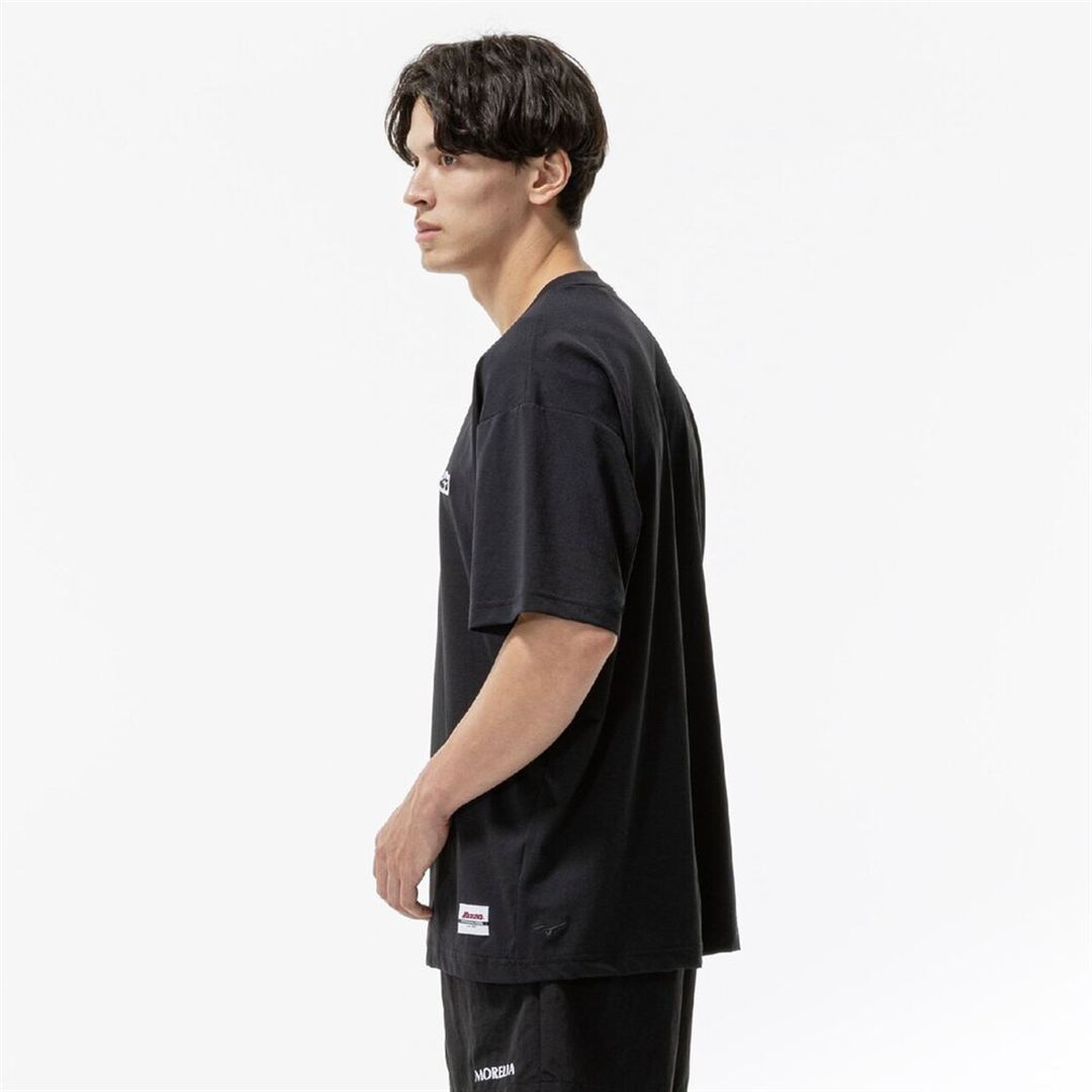モレリア ストレッチソフトドライTシャツ ブラック S
