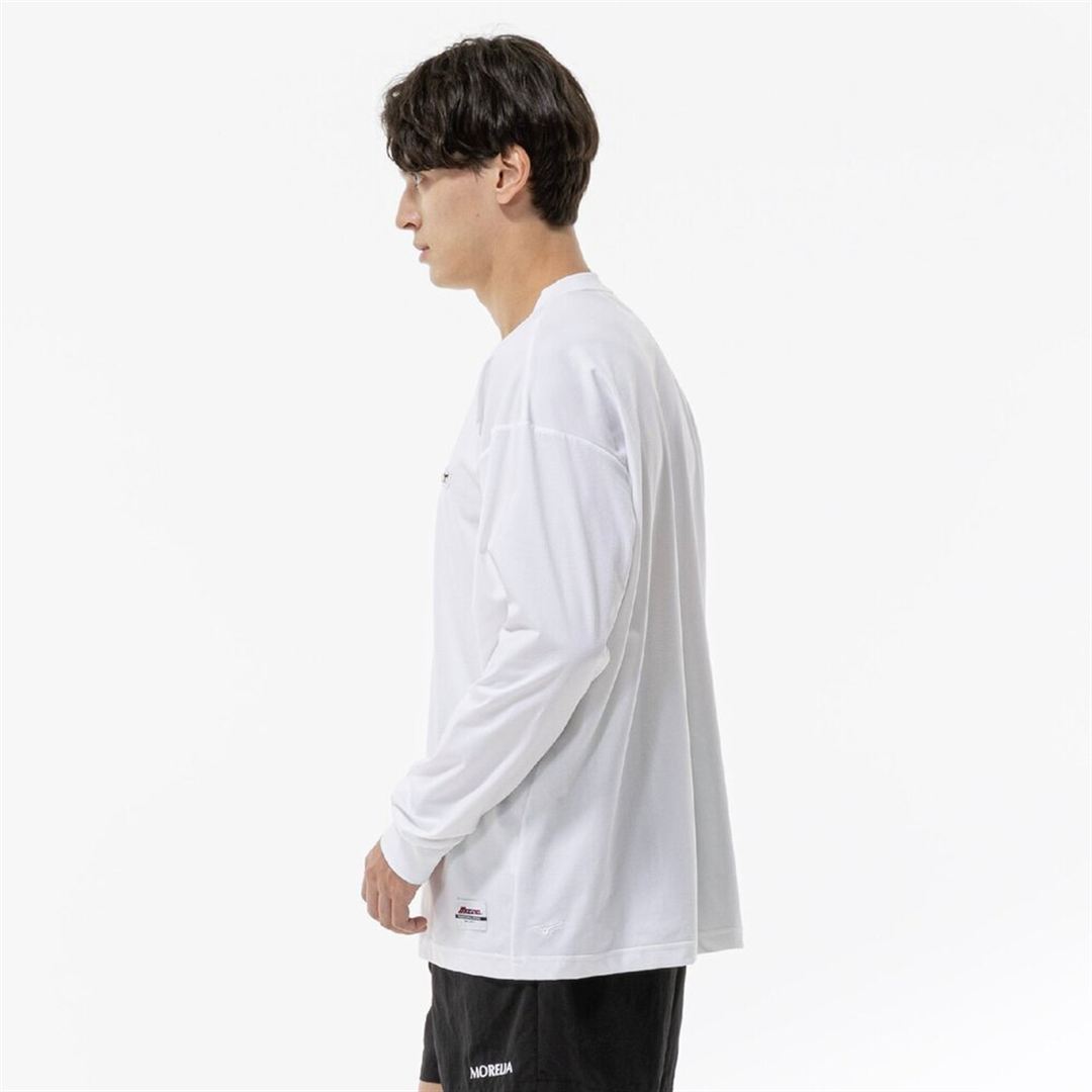 モレリア ストレッチソフトドライTシャツ(長袖) ホワイト XL