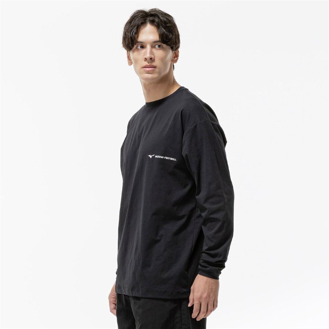 ストレッチソフトドライTシャツ(長袖) ブラック XL
