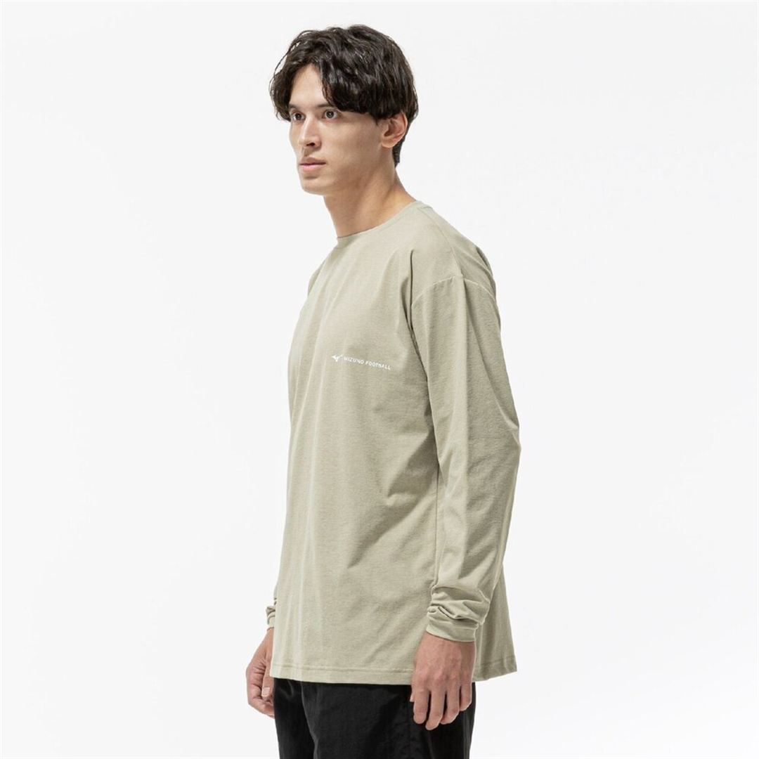ストレッチソフトドライTシャツ(長袖) エルムベージュ XL