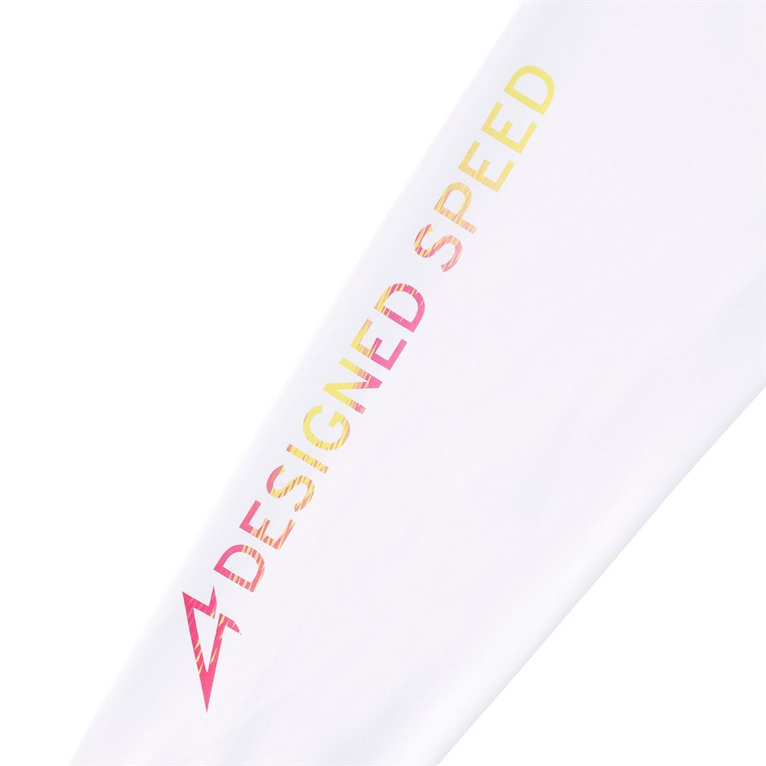 ミズノアルファ プリントTシャツ(長袖) ホワイト XL