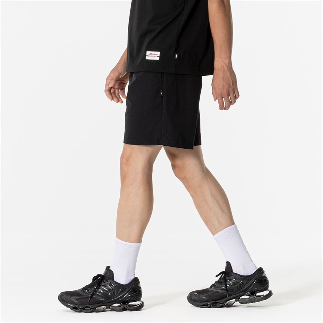 モレリア ウーブンハーフパンツ ブラック S