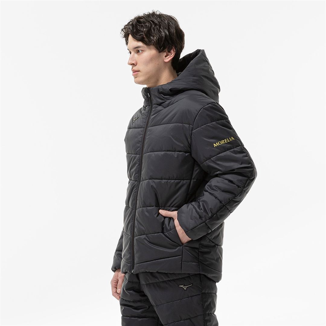 【保温素材／吸湿発熱】モレリア テックフィルブレスサーモウォーマージャケット ブラック S