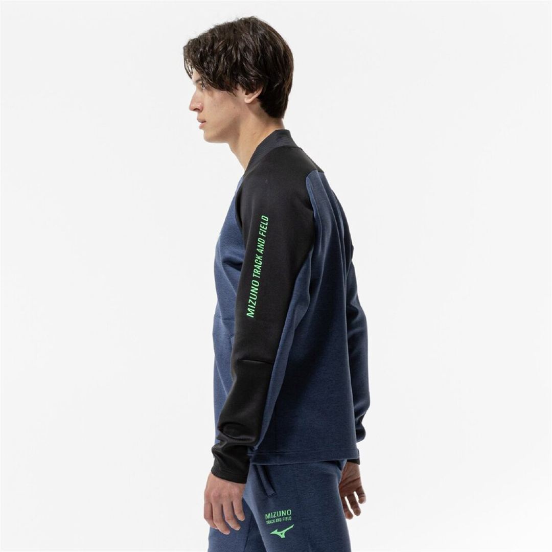ストレッチジャケット ネイビー杢 XL