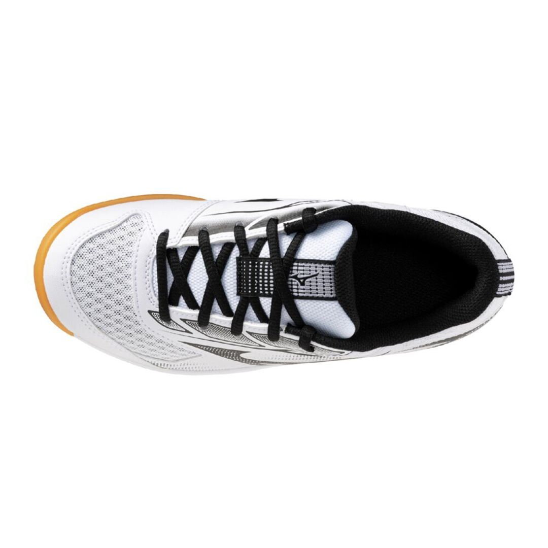 サイクロンスピード 5 Jr.(エントリーモデル／バレーボール) ホワイト×ブラック 24.5