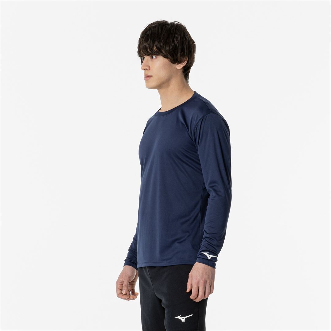 プラクティスシャツ(長袖／バレーボール) ドレスネイビー 2XL