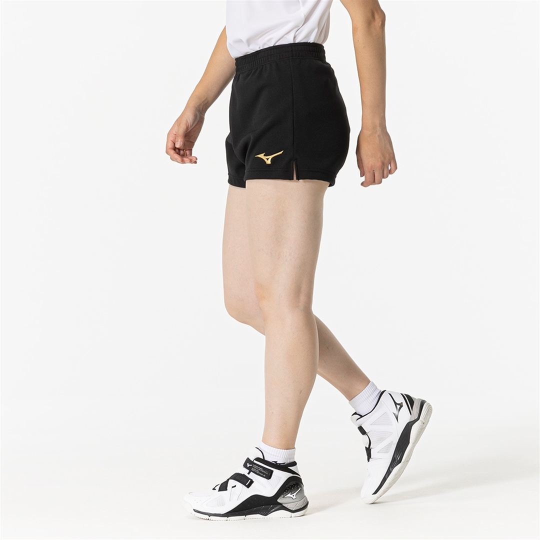 ゲームパンツ(バレーボール) ブラック×ゴールド XL