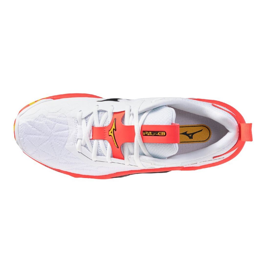 ウエーブステルス NEO2(ハンドボール) ホワイト×ブラック×オレンジ 31.0
