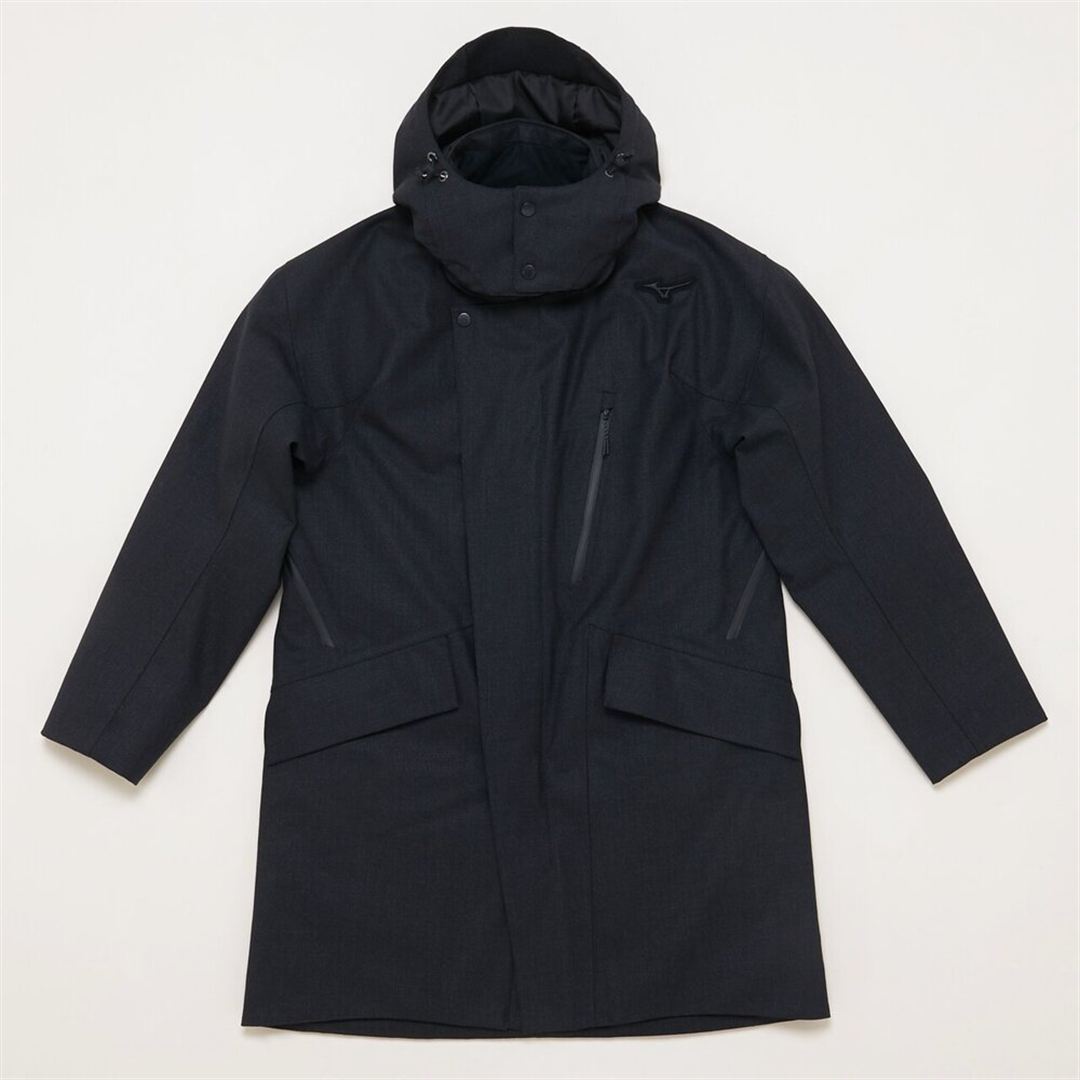 【吸湿発熱】MIYUKI WOOL テックフィルブレスサーモブラックプレミアムコートMIYUKI WOOL ブラック M