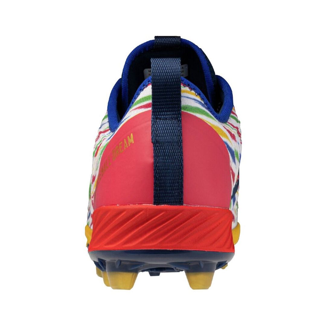 【ミズノプロ】クッションレボプロ TPU CR(野球／ソフトボール) ホワイト×ネイビー 30.0
