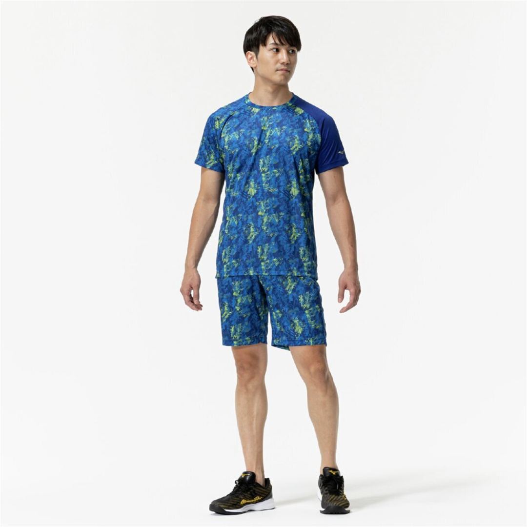 グラフィックTシャツ パステルネイビー M