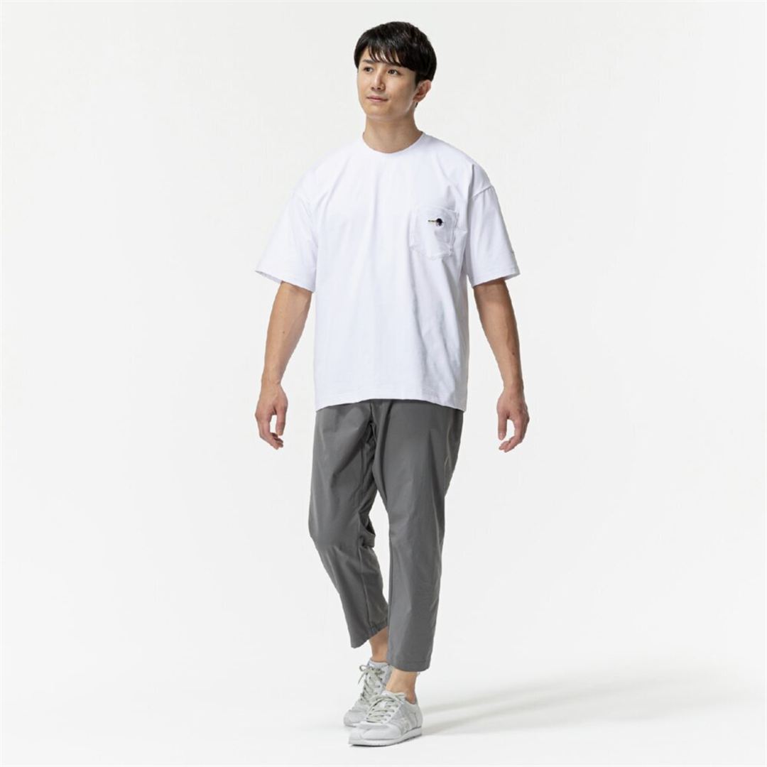 【ミズノ直営限定】ワンポイントロゴ Tシャツ(ワイドシルエット) ホワイト O