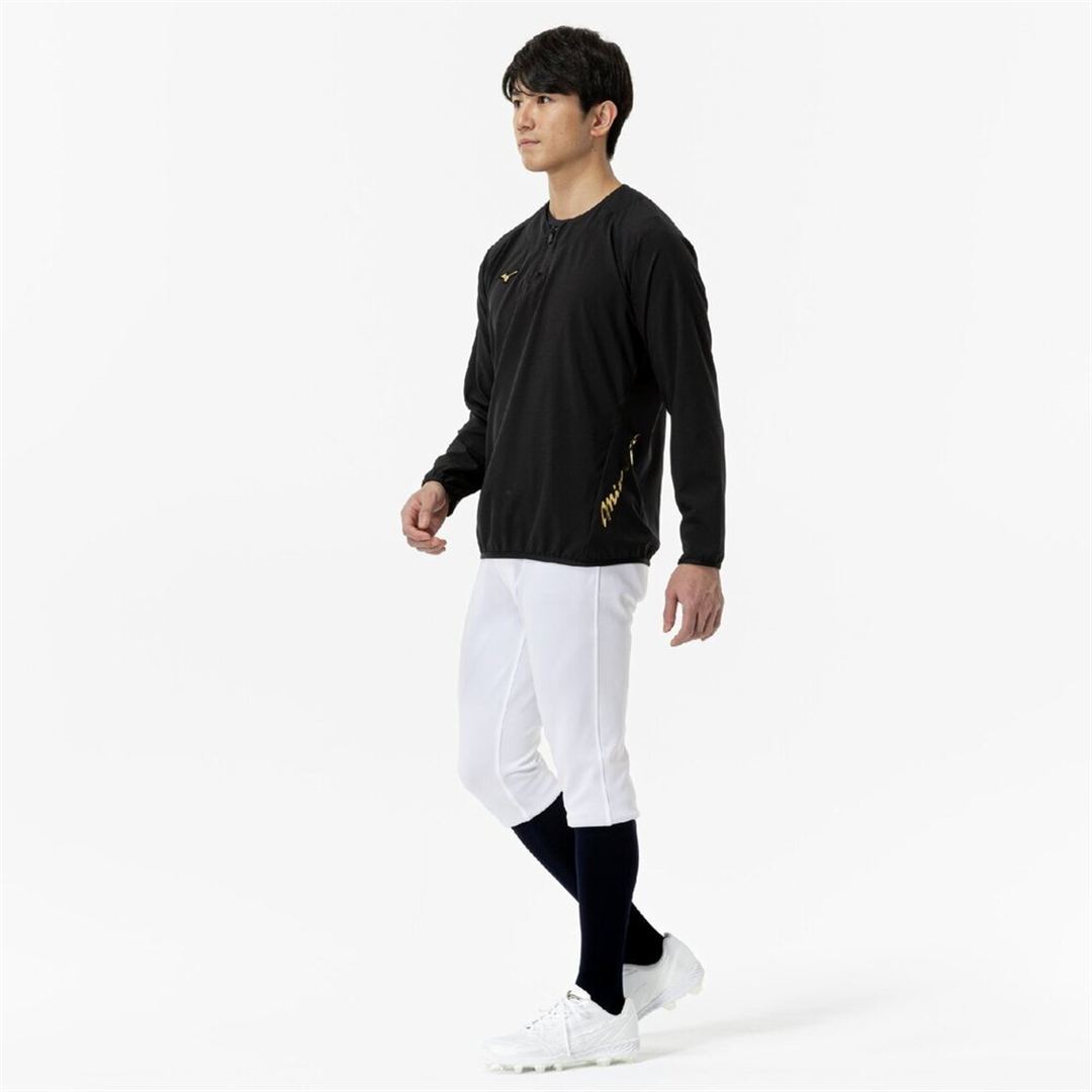 【ミズノプロ】トレーニングジャケット長袖 ブラック XO