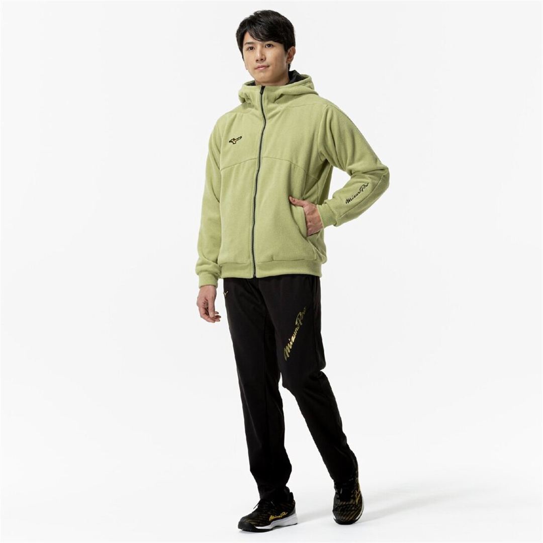 【ミズノ直営限定／ミズノプロ】プルーフフリースフーディ シダー XO