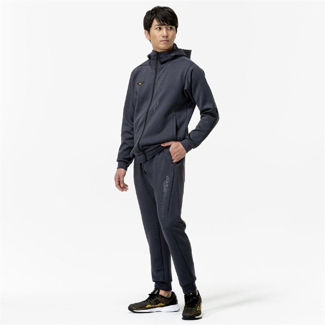 【ミズノプロ】ストレッチスウェットパンツ オデッセイグレー S