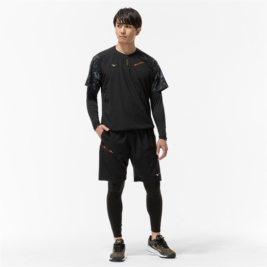 【ミズノプロ】トレーニングハーフパンツ ブラック S