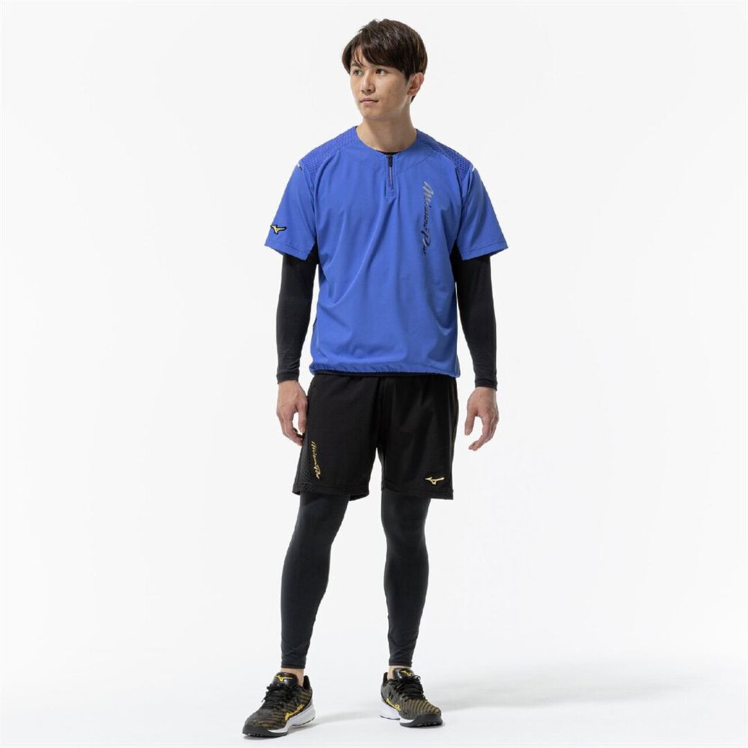 【ミズノプロ】トレーニングハーフパンツ ブラック S