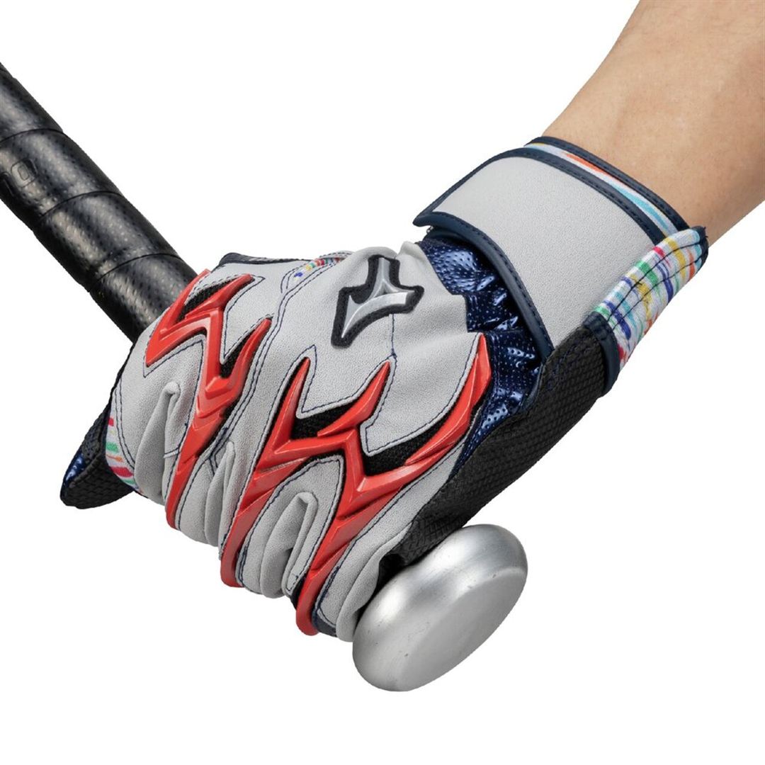 シリコンパワーアークDI レプリカ BASEBALL DREAM PACK【両手用】 グレー×レッド×ネイビー JS