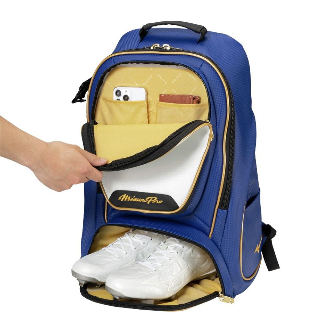 【ミズノプロ】バックパック(40L) パステルネイビー