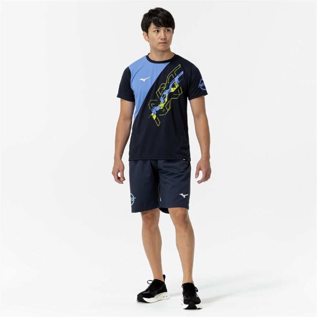 【接触冷感】アイスタッチTシャツ ドレスネイビー S
