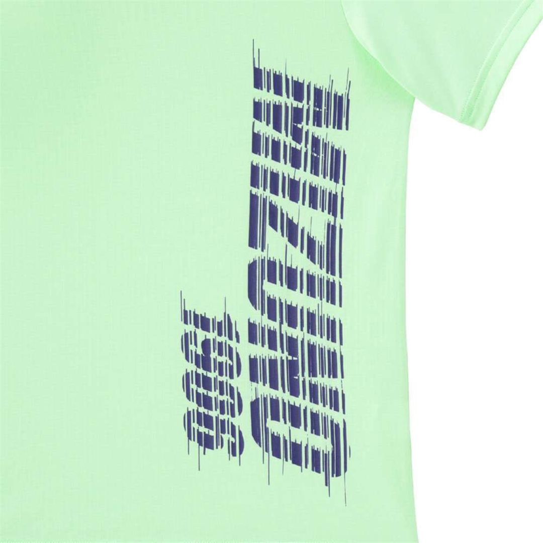 【抗菌防臭／防汚】GACHI Tシャツ ネオミント杢 120