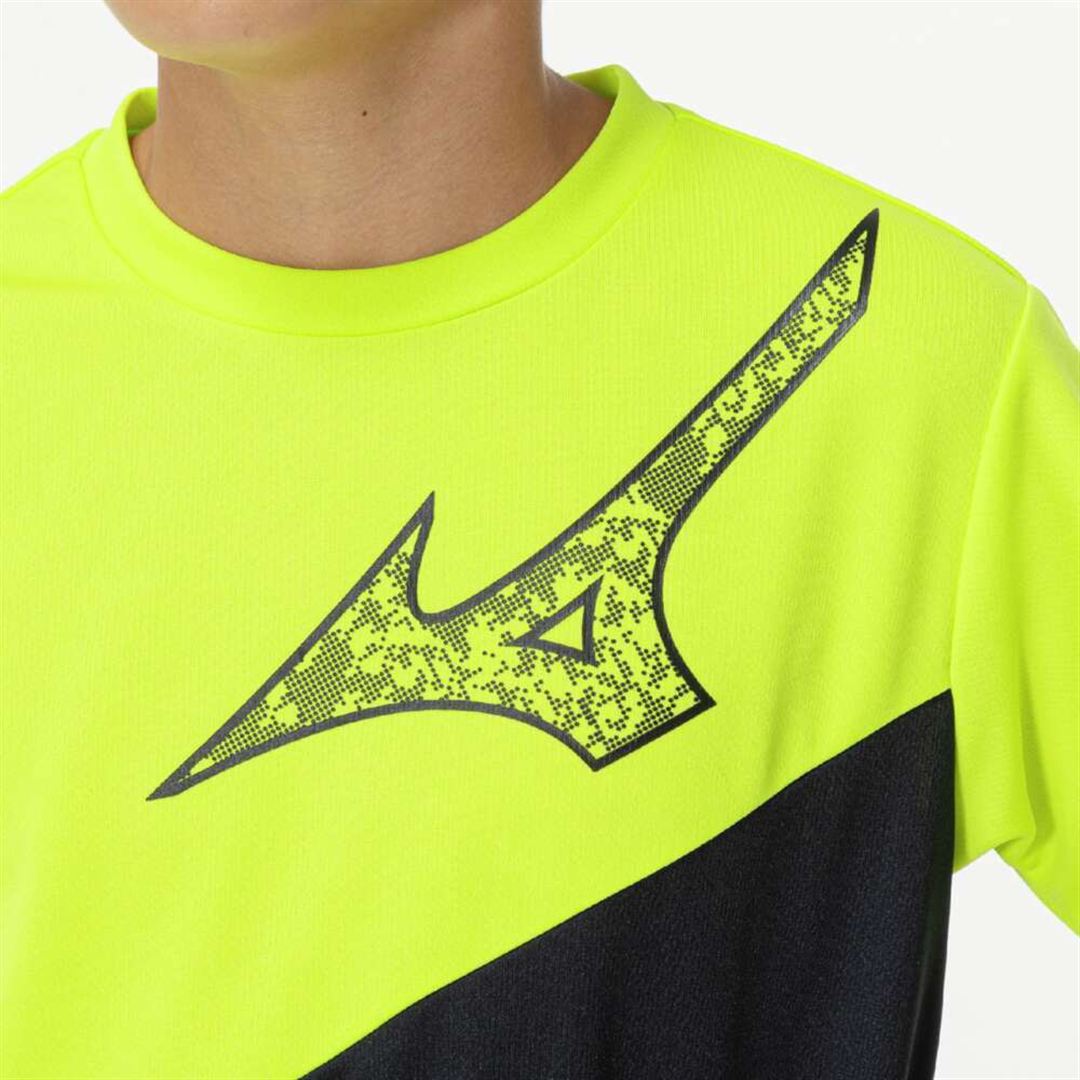 【抗菌防臭／防汚】GACHI Tシャツ イブニングプリムローズ×ブラック 120