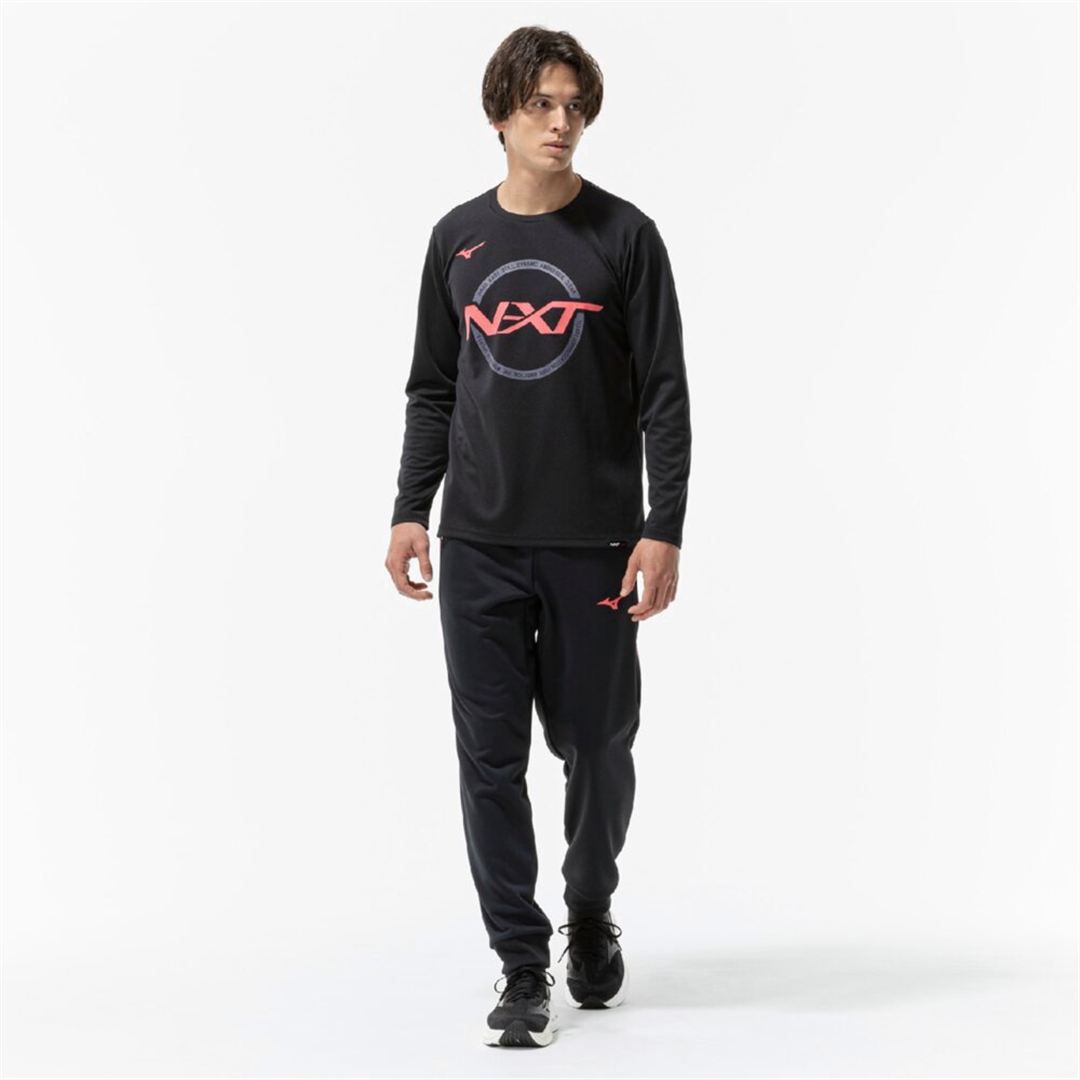 【抗菌防臭／防汚 】N-XT Tシャツ(長袖) ブラック S