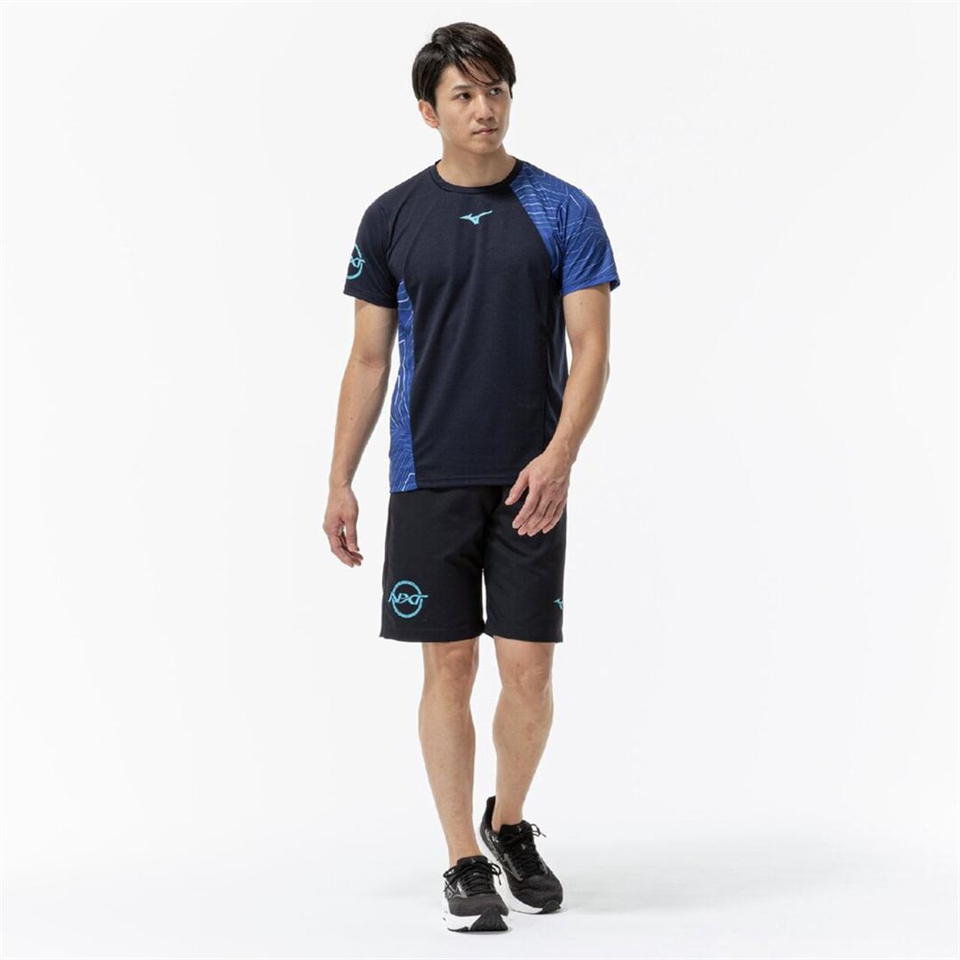 N-XT グラフィックTシャツ ディープネイビー S