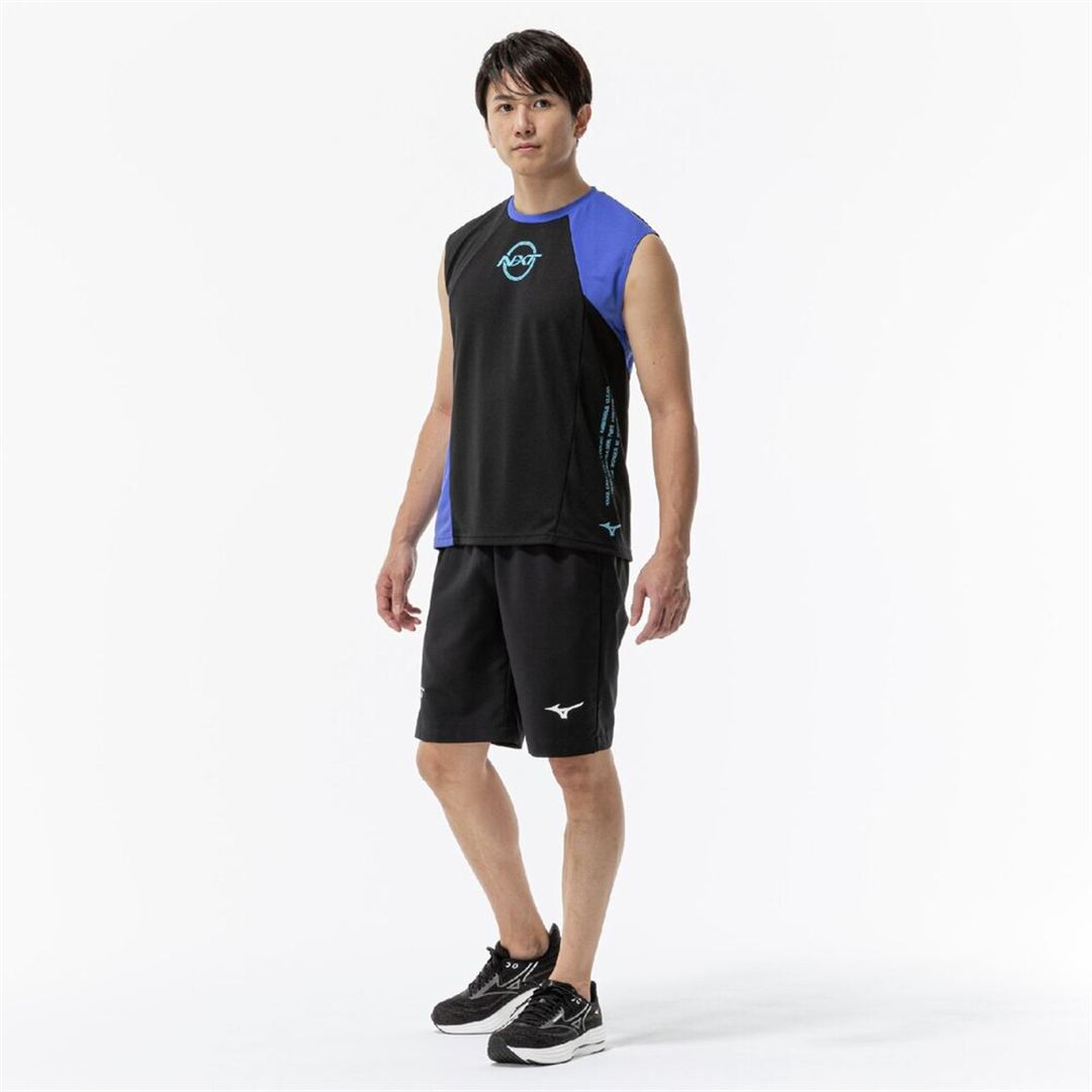 【接触冷感】N-XT アイスタッチノースリブシャツ ブラック M