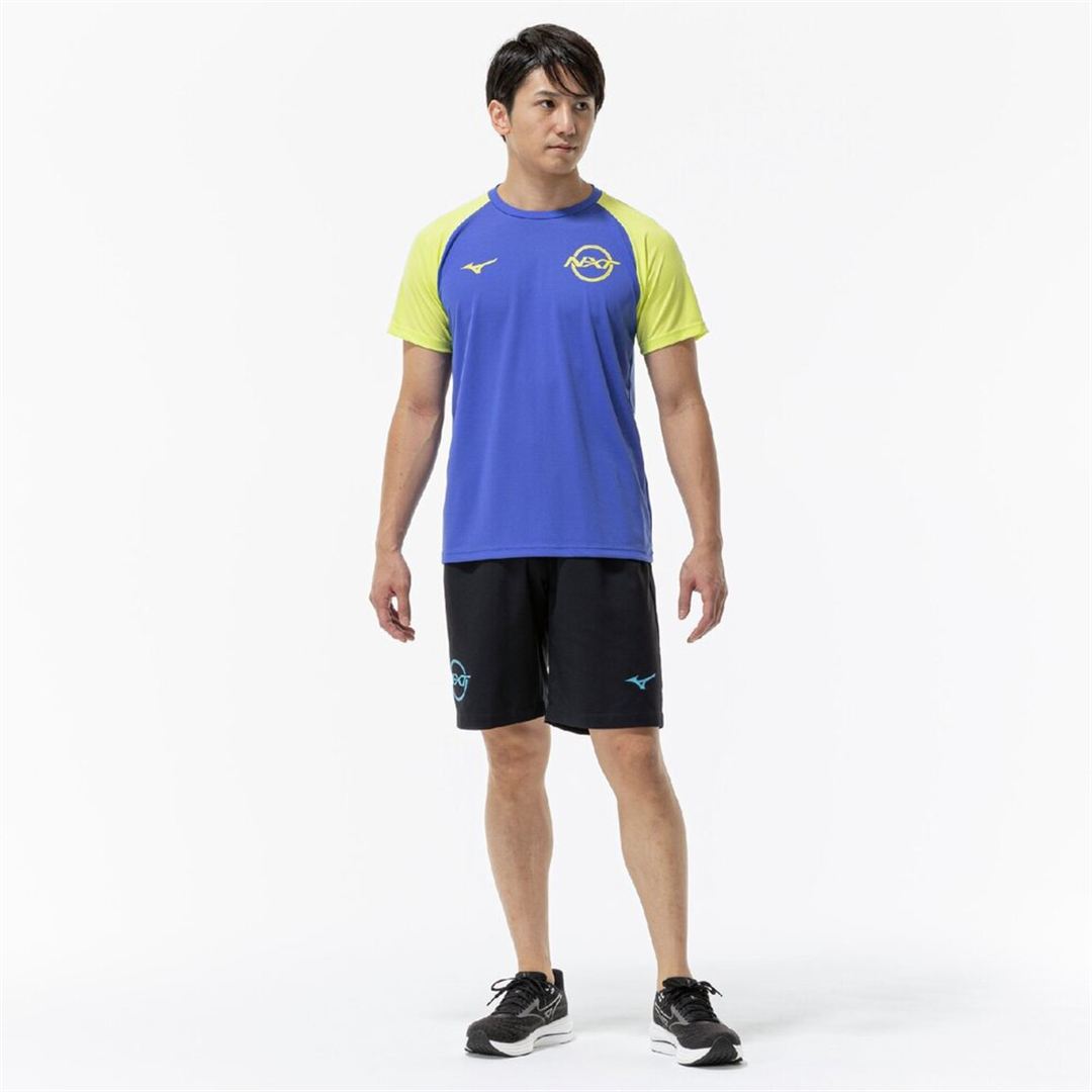 【接触冷感】N-XT アイスタッチTシャツ ダズリングブルー XL