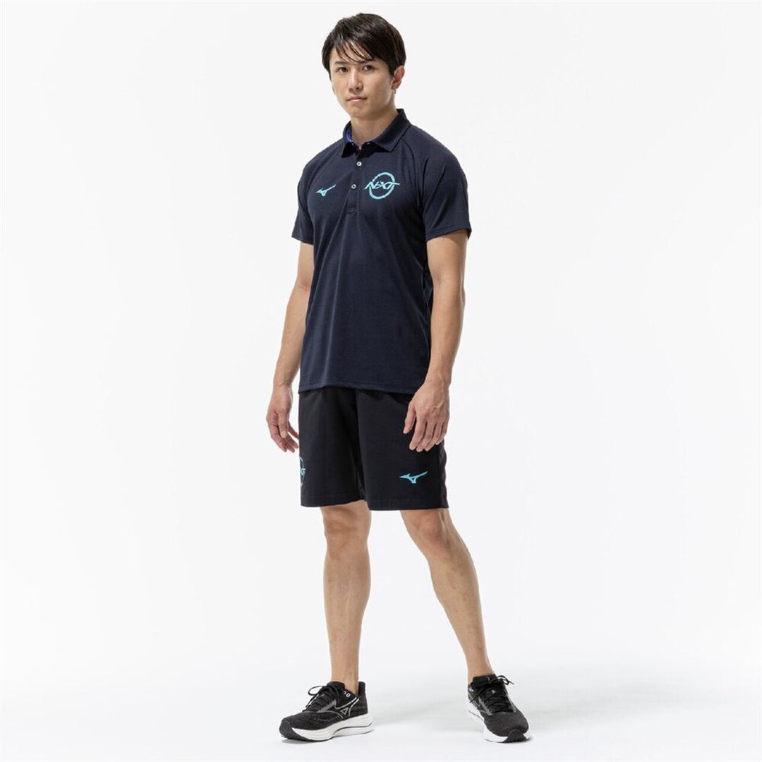 【抗菌防臭／防汚 】N-XT PureHyper ポロシャツ ディープネイビー M