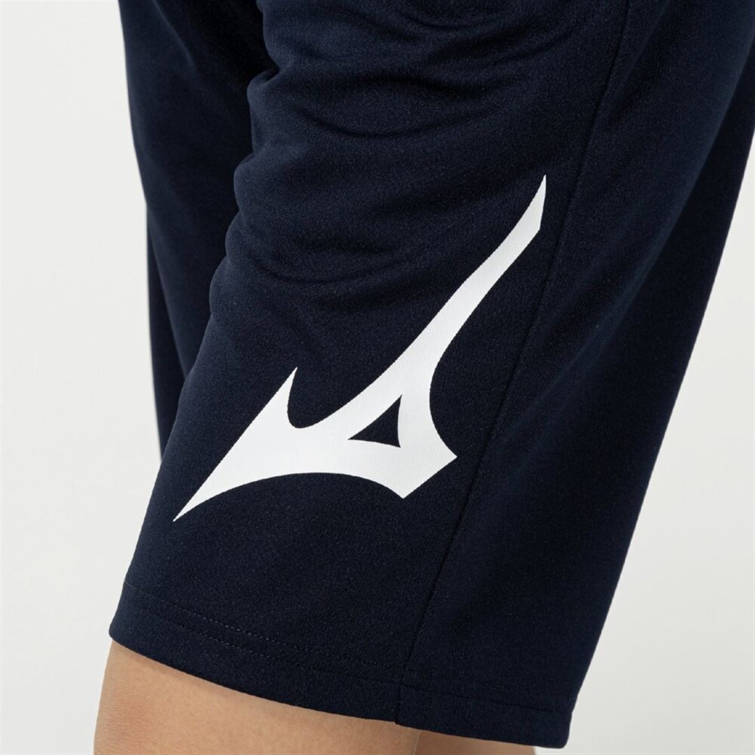 【抗菌防臭／防汚】ニットハーフパンツ ディープネイビー 120
