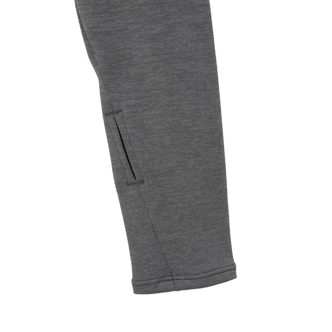 【CLANE】HALF ZIP LONG SLEEVE TOPS グレー杢 1