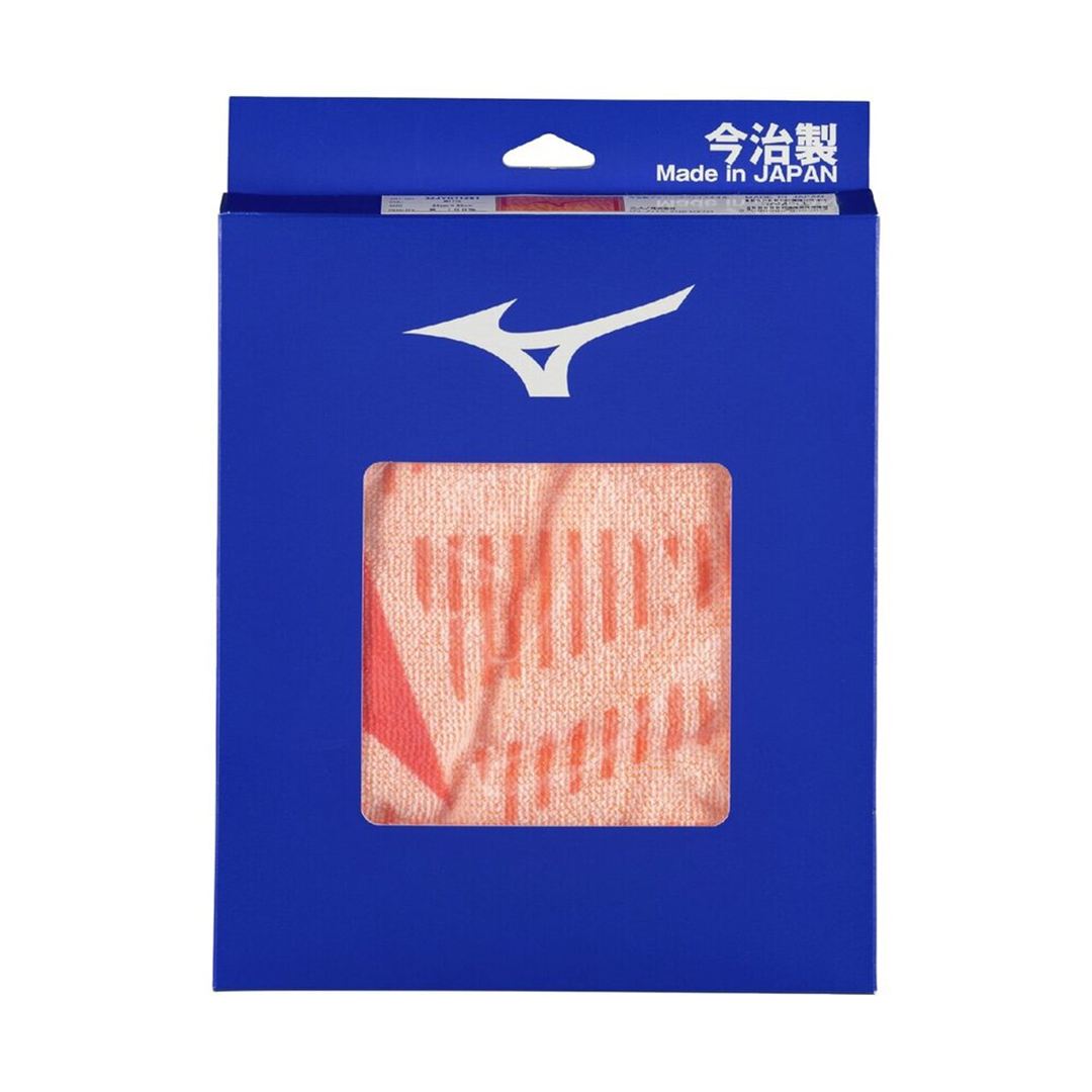 今治製タオル／グラフィックフェイスタオル(箱入り) サンセットオレンジ