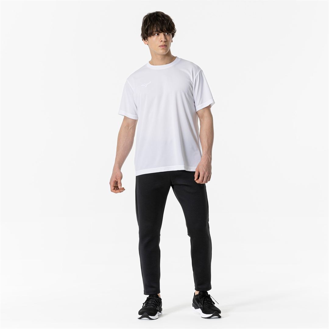 ナビドライTシャツ(半袖／丸首) ホワイト×ホワイト 4XL